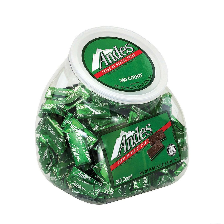 Candy Egg Fillers * | New Andes Creme Chocolate Mint Thins, 240 Pieces