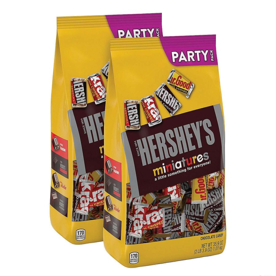 Candy Egg Fillers * | Best Sale Hershey Chocolate Miniatures Mix Assortment, 35.9 Oz, 2 Count