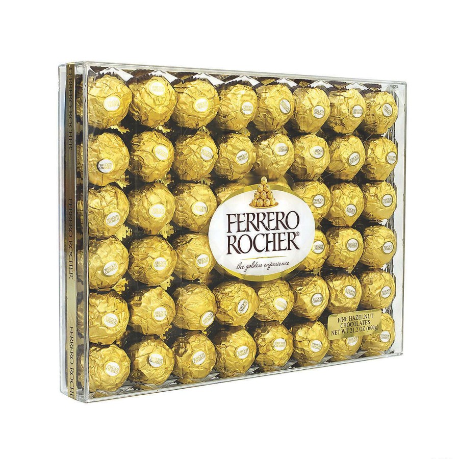 Easter Basket Fillers * | Outlet Ferrero Rocher Hazelnut Chocolate Diamond Gift Box, 48 Pieces