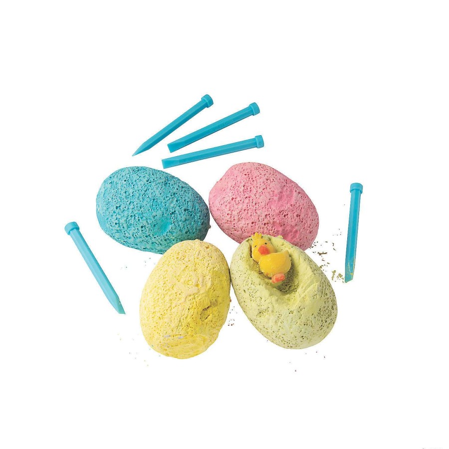 Easter Basket Fillers * | Discount 3 Pastel Easter Excavation Eggs 12 Pc.