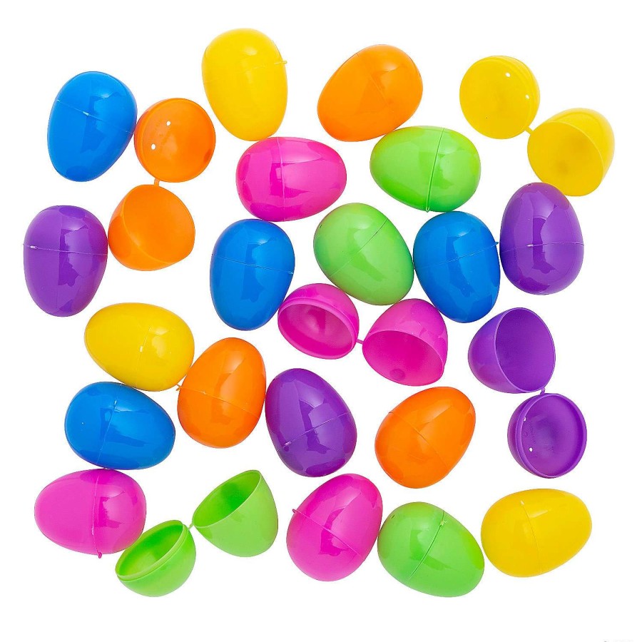 Easter Eggs * | Best Pirce 2 Bulk Colorful Bright Plastic Easter Eggs 144 Pc.