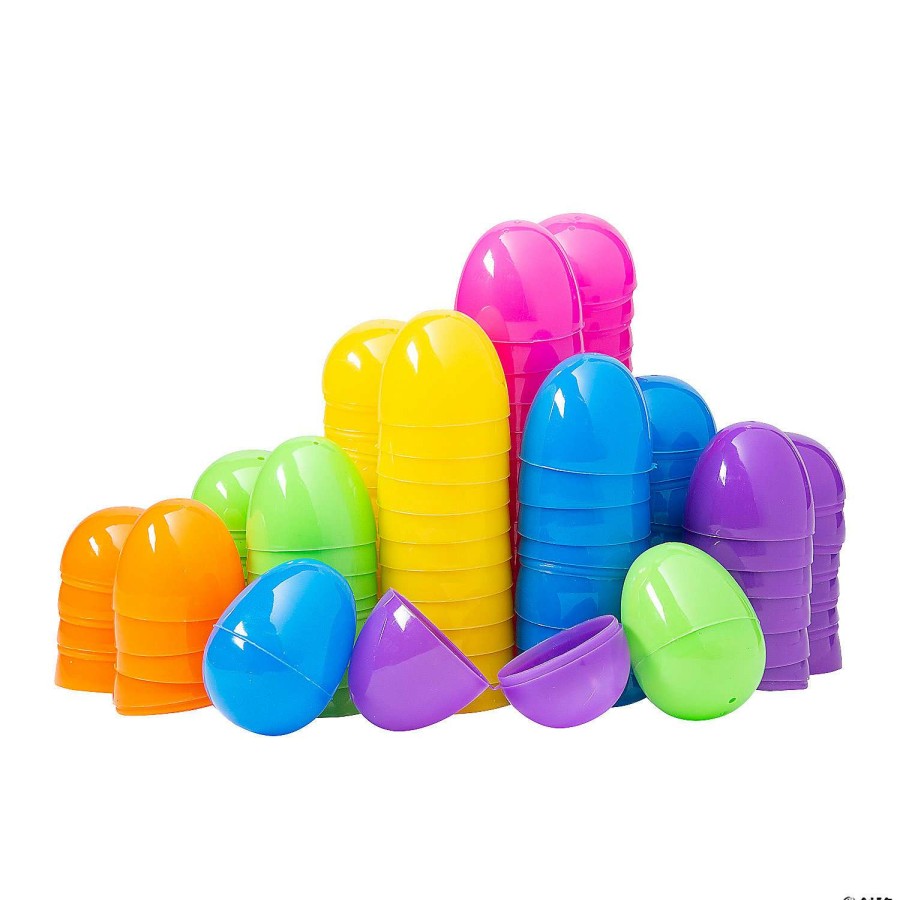 Easter Eggs * | Best Pirce 2 Bulk Colorful Bright Plastic Easter Eggs 144 Pc.