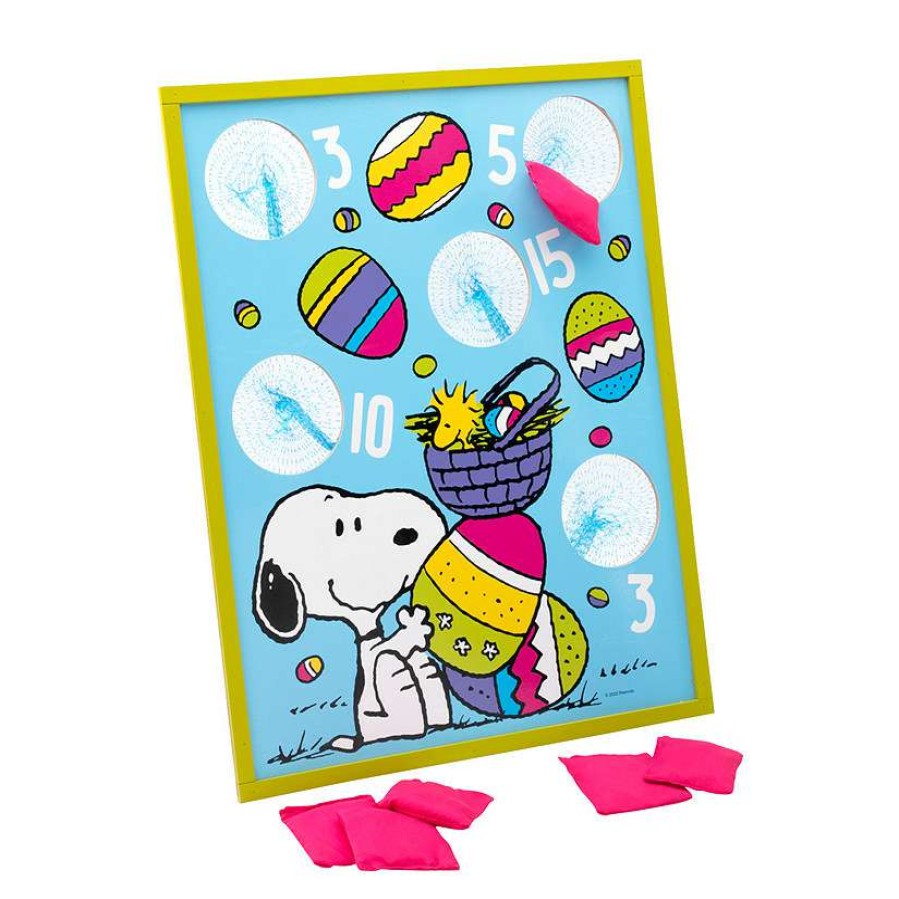 Easter Egg Hunt * | Discount Peanuts Easter Bean Bag Toss Game 7 Pc.