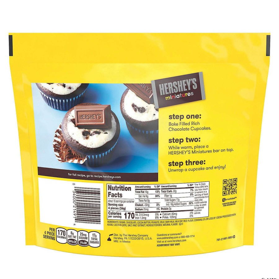 Candy Egg Fillers * | Discount Hershey'S Miniatures Chocolate Candy Assortment, Family Size 17.6 Oz