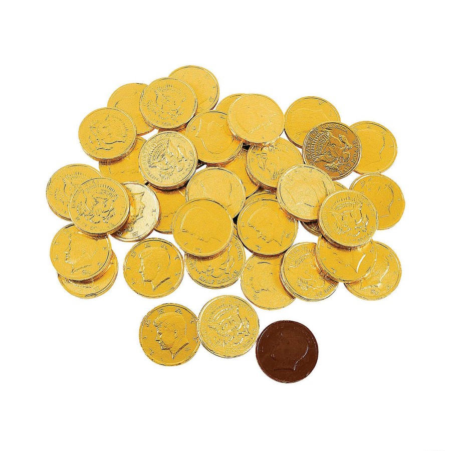 Candy Egg Fillers * | Outlet Chocolate Coins 76 Pc.