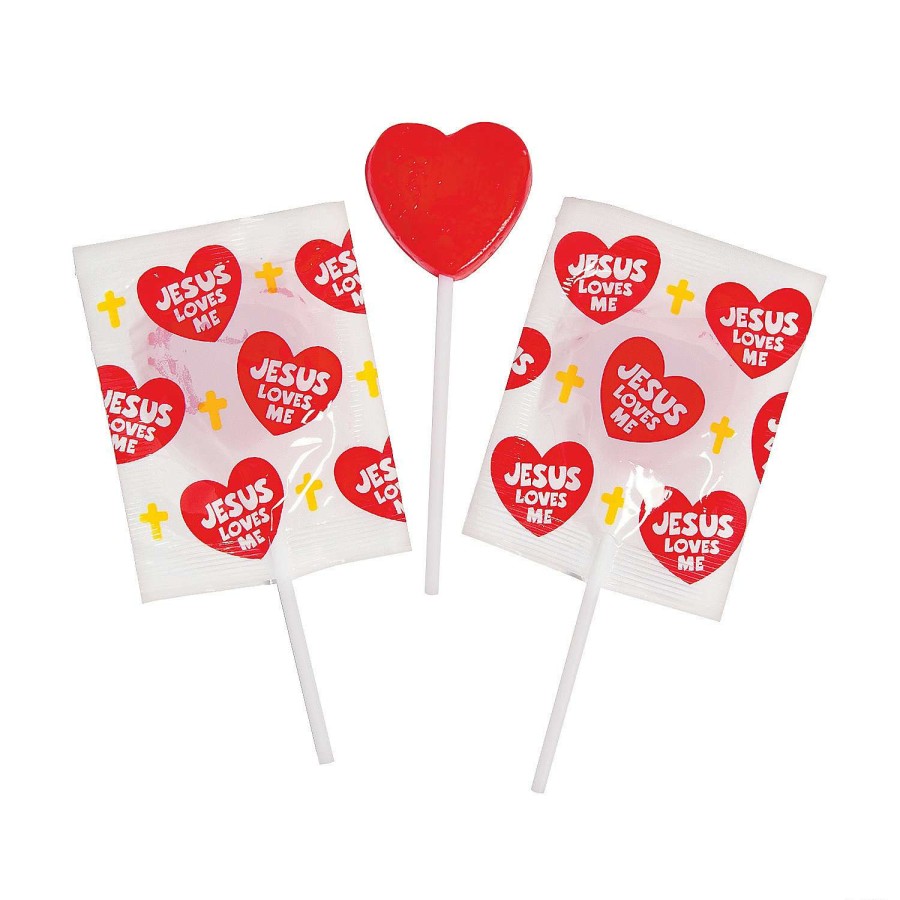 Easter Basket Fillers * | Best Reviews Of Jesus Loves Me Lollipops 57 Pc.