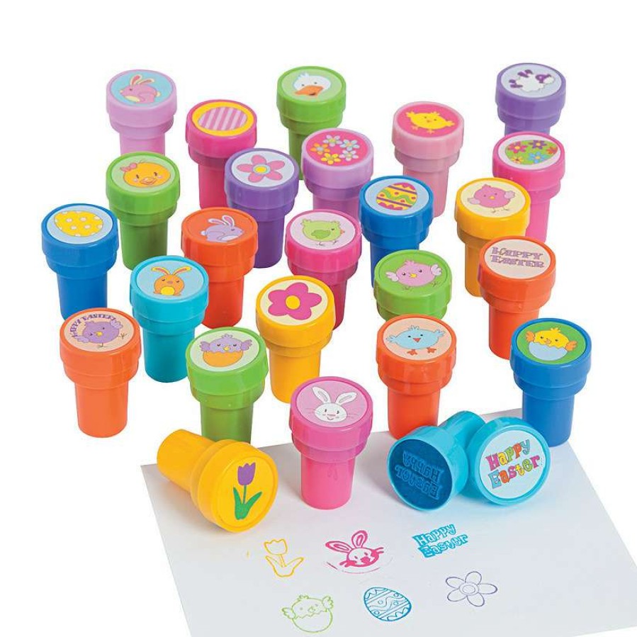 Toy Egg Fillers * | Budget Springtime And Easter Stamper Assortment 50 Pc.