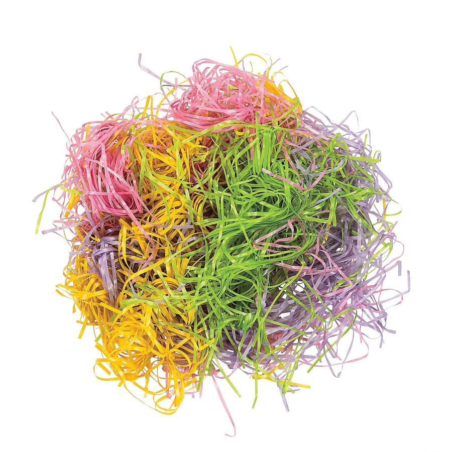 Easter Basket Fillers * | Discount Multicolor Easter Grass 12 Pc.