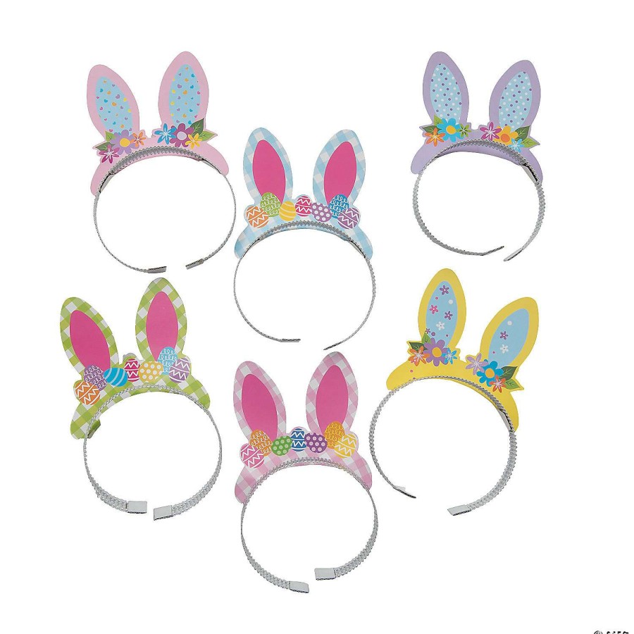 Easter Basket Fillers * | Hot Sale Easter Bunny Ears Headbands 48 Pc.