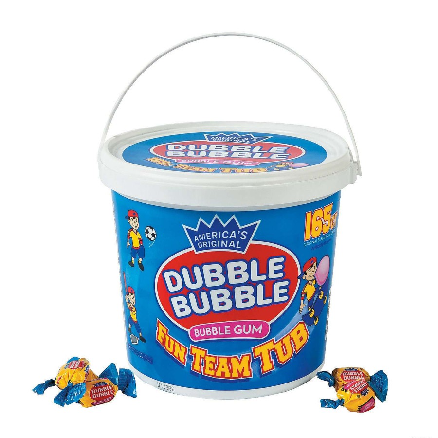 Candy Egg Fillers * | Cheap Dubble Bubble Team Tub 165 Pc.