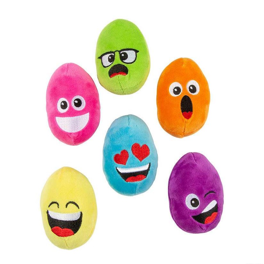 Easter Egg Hunt * | New Easter Silly Face Stuffed Eggs 12 Pc.