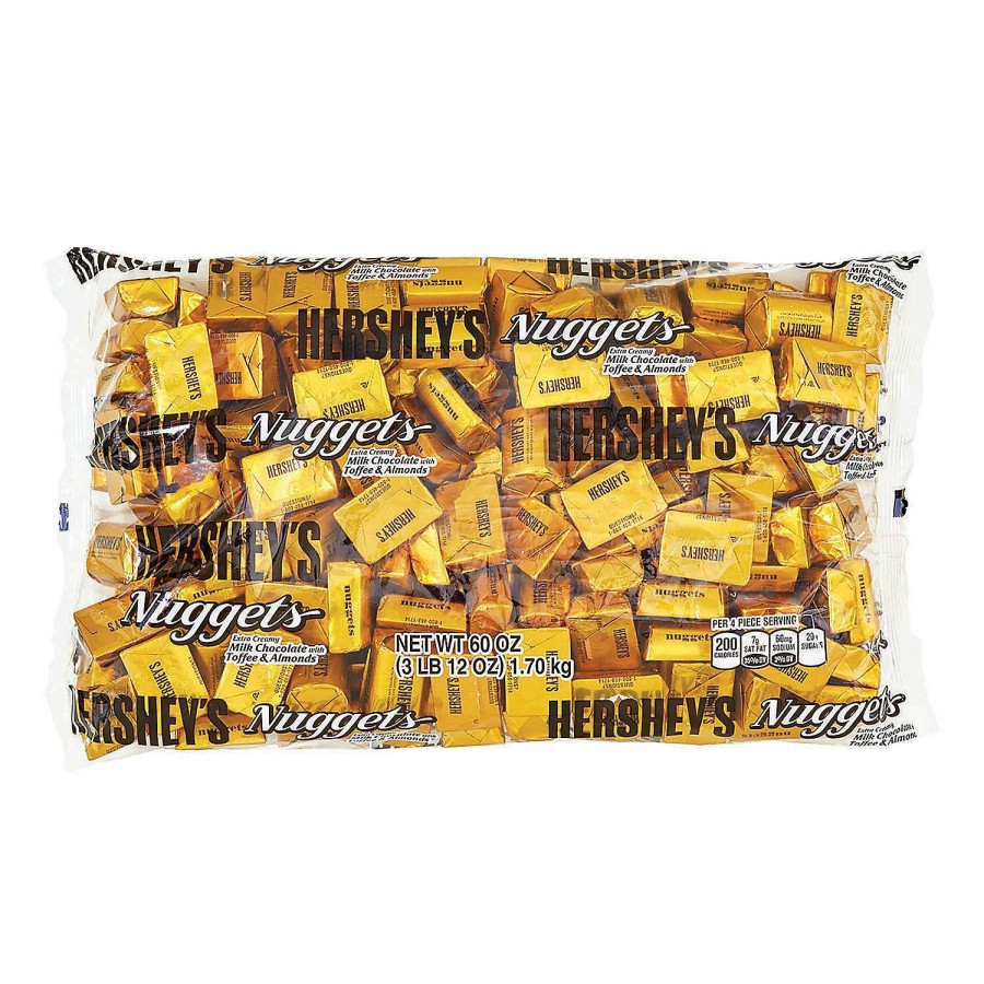 Candy Egg Fillers * | Buy Hershey'S Nuggets Milk Chocolate With Toffee And Almonds 60Oz Bag