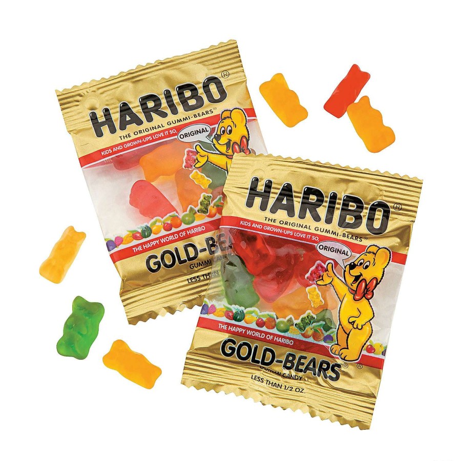 Candy Egg Fillers * | Best Deal Haribo Gummi-Bears Mini Packs 37 Pc.