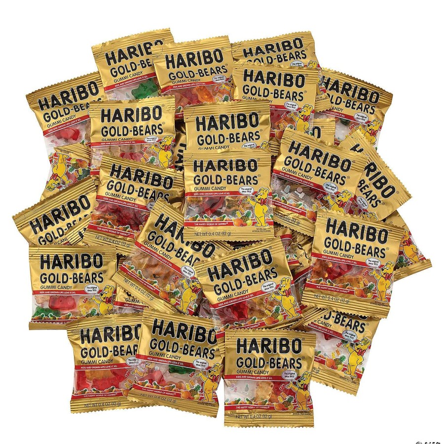 Candy Egg Fillers * | Best Deal Haribo Gummi-Bears Mini Packs 37 Pc.