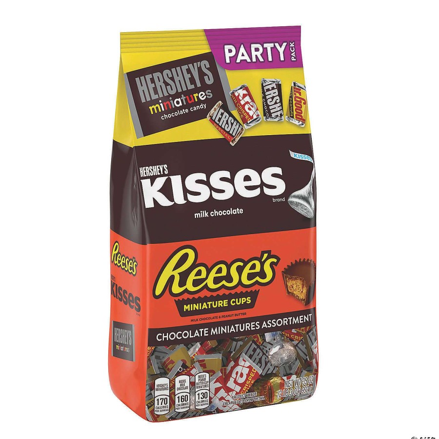 Candy Egg Fillers * | Wholesale Hershey'S, Reese'S, Kisses Milk Chocolate Candy Assortment, 35 Oz