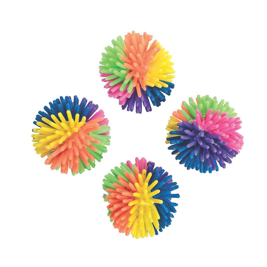 Toy Egg Fillers * | Wholesale Multicolor Porcupine Balls 36 Pc.