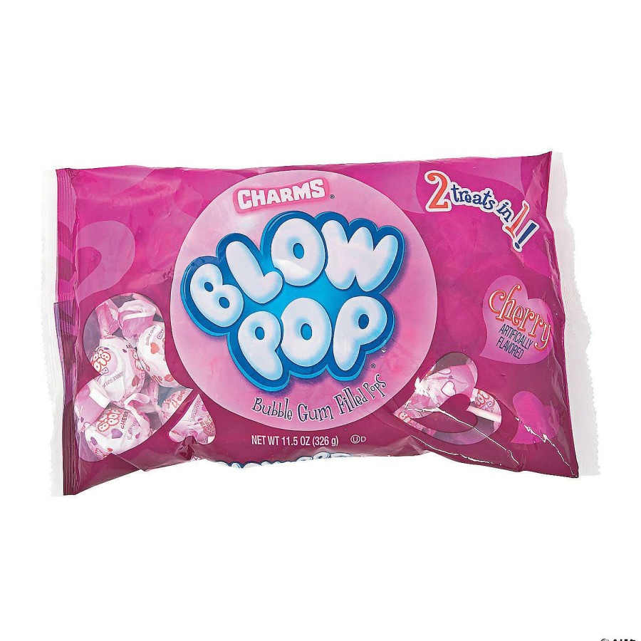 Easter Basket Fillers * | Budget Blow Pops Valentine 21 Pc.