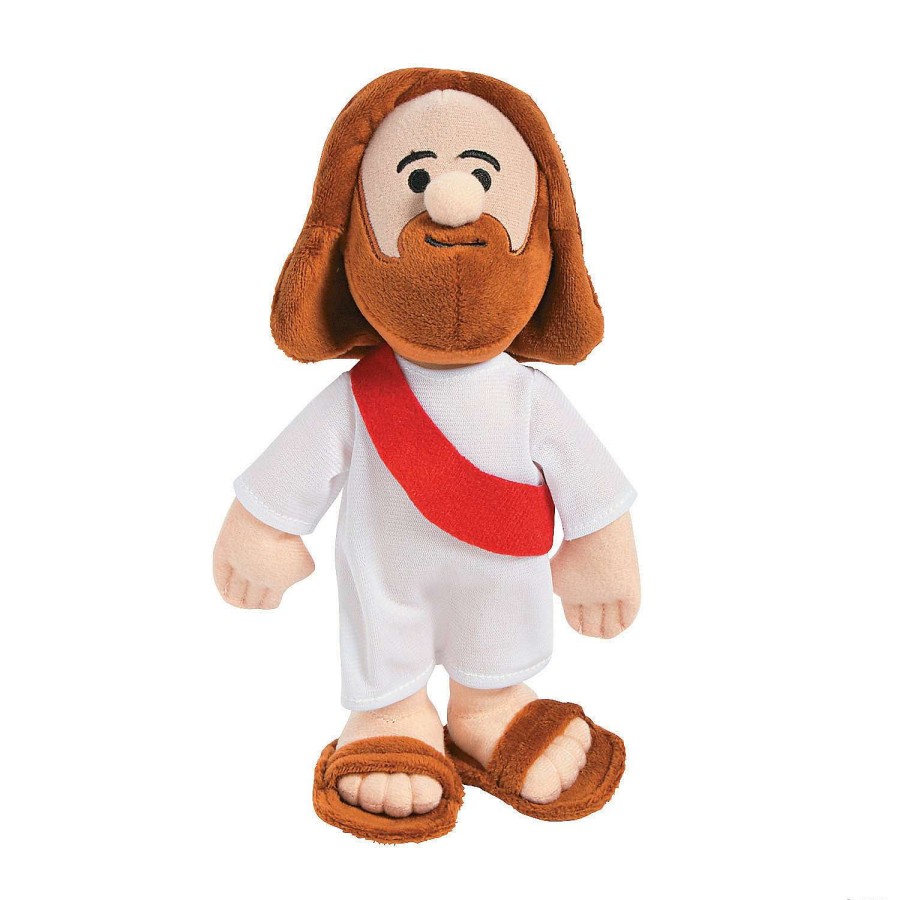 Easter Basket Fillers * | Flash Sale Stuffed Jesus With Sash