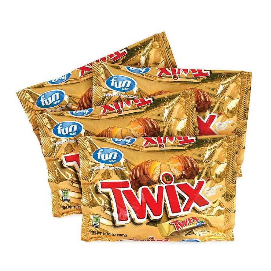 Candy Egg Fillers * | Wholesale Twix Caramel Fun-Size Candy, 10.83 Oz, 4 Pack