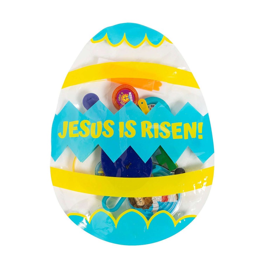 Easter Basket Fillers * | Best Pirce Religious Toy-Filled Easter Egg Bags 12 Pc.