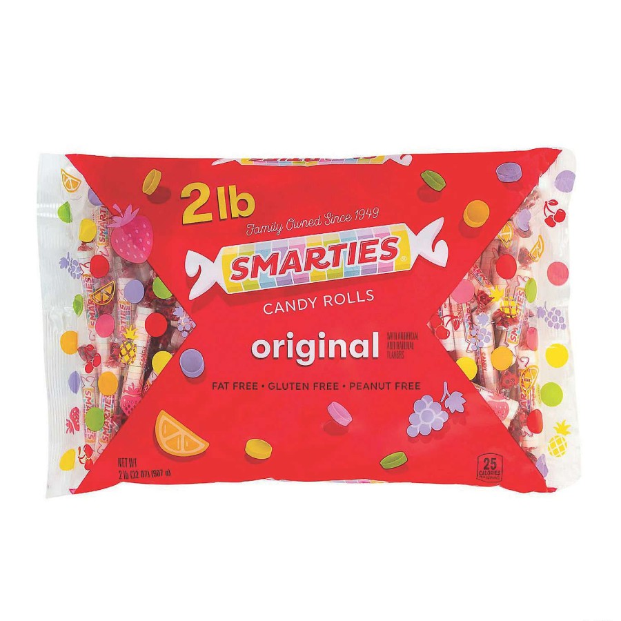 Candy Egg Fillers * | Deals Smarties Hard Candy Rolls 120 Pc.