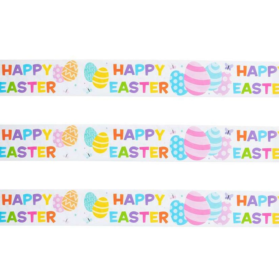 Easter Egg Hunt * | Wholesale Happy Easter Caution Tape