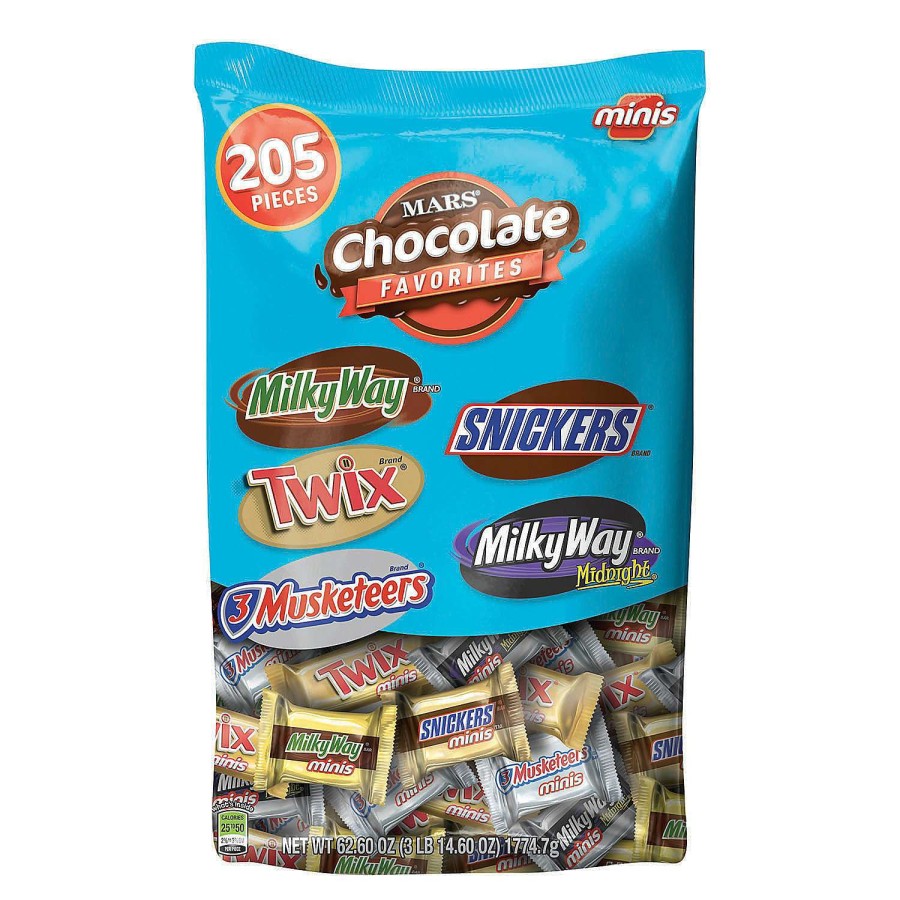 Candy Egg Fillers * | Top 10 Mars Chocolate Favorites Minis Size Candy Bars Assorted Variety Mix Bag 205 Pieces