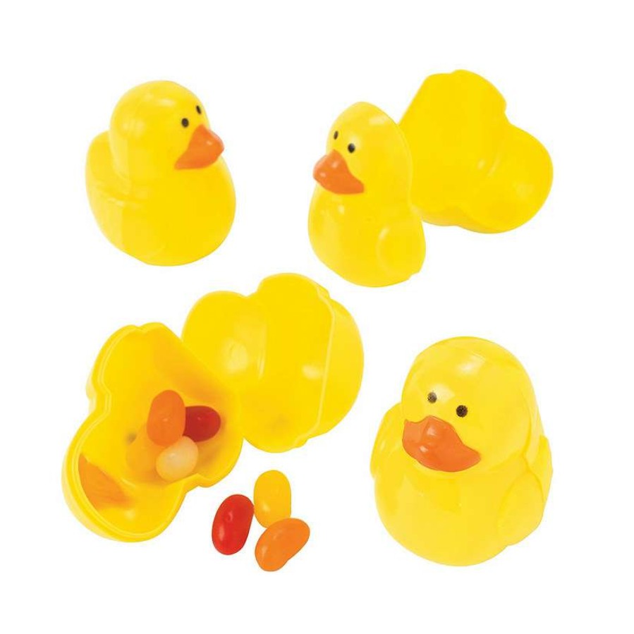 Easter Egg Hunt * | Cheapest 3 Duck Plastic Easter Eggs 12 Pc.