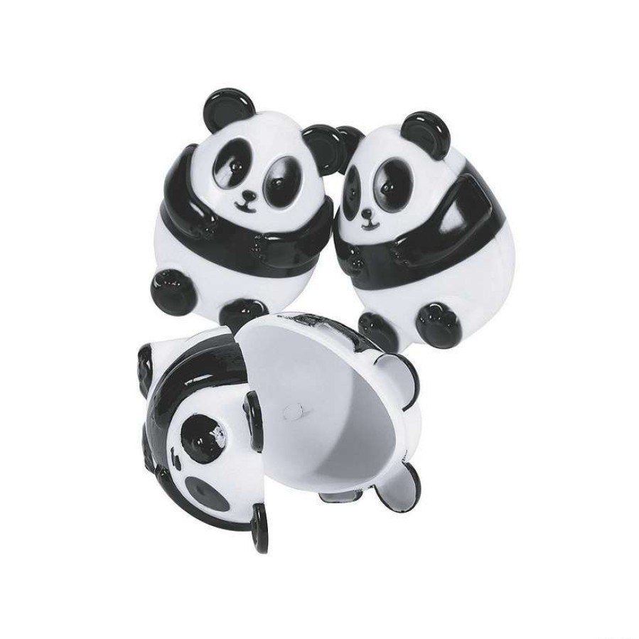 Easter Egg Hunt * | Best Sale 2 1/2 Panda Plastic Easter Eggs 12 Pc.