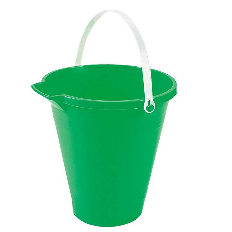 Easter Baskets & Grass * | Brand New Green Sand Bucket