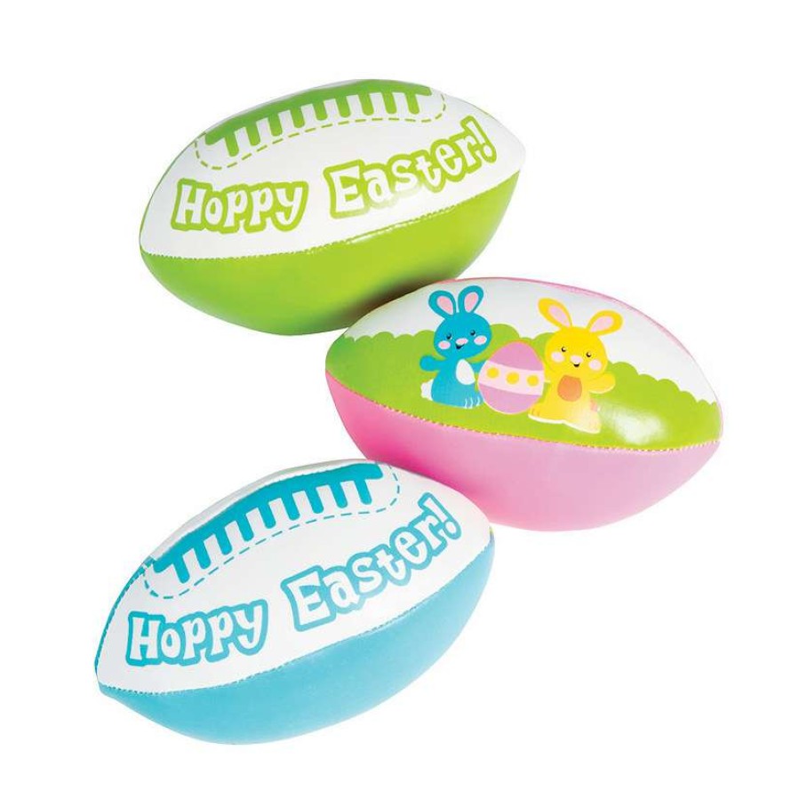 Easter Egg Hunt * | Cheapest Hoppy Easter Football Assortment 12 Pc.