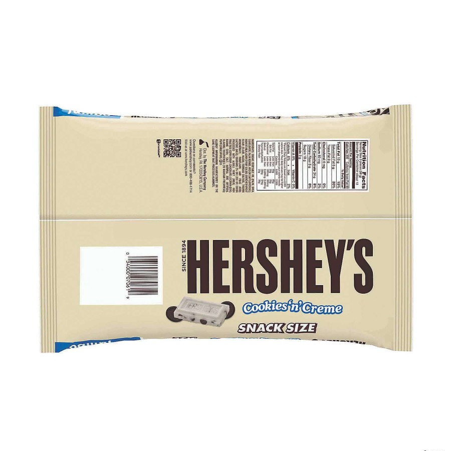 Candy Egg Fillers * | Outlet Hershey'S Snack Size Cookies 'N' Creme Bars, 17.1 Oz, 2 Pack