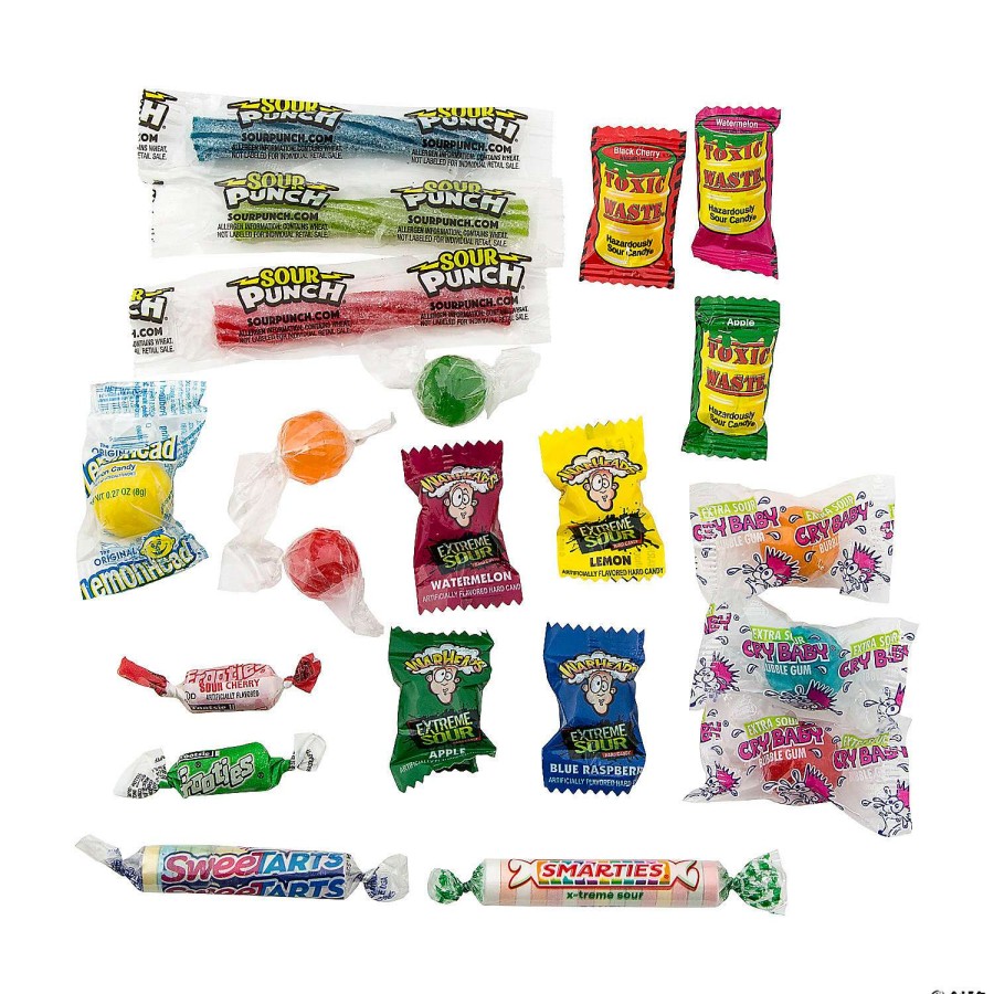 Candy Egg Fillers * | Buy Bulk Sour Candy Assortment 1000 Pc.