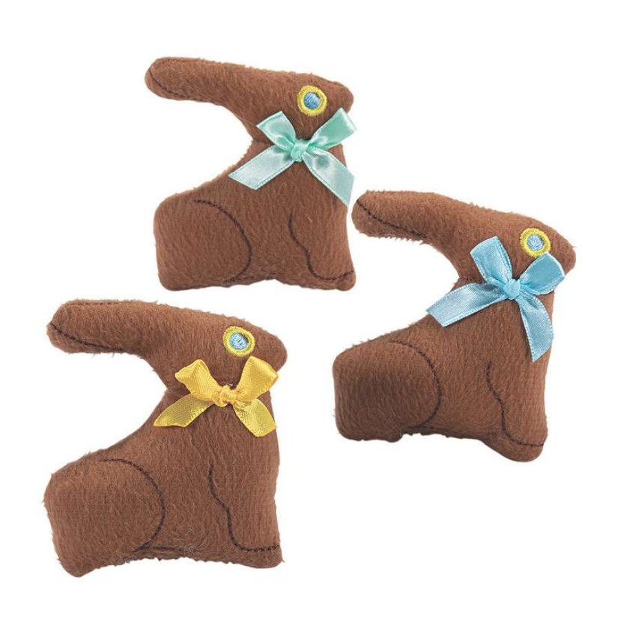 Easter Egg Hunt * | Deals Chocolate Stuffed Bunnies 12 Pc.