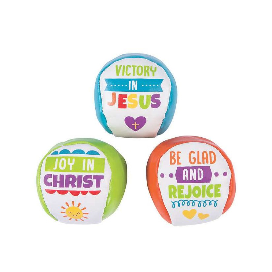 Easter Basket Fillers * | Hot Sale Bulk He Lives Kick Ball Assortment 50 Pc.