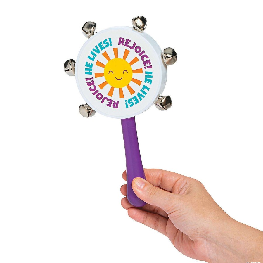 Easter Basket Fillers * | Outlet He Lives Jingle Bell Noisemakers 12 Pc.