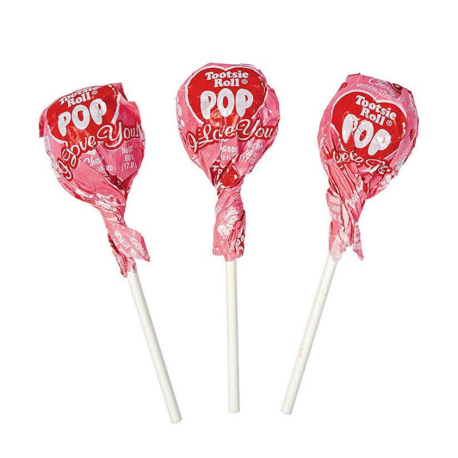 Easter Basket Fillers * | Best Deal Tootsie Roll Pops Valentine Candy 17 Pc.