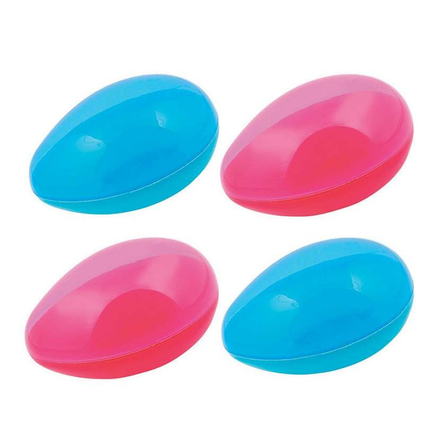 Easter Egg Hunt * | Discount 7 Blue & Pink Plastic Easter Eggs 12 Pc.