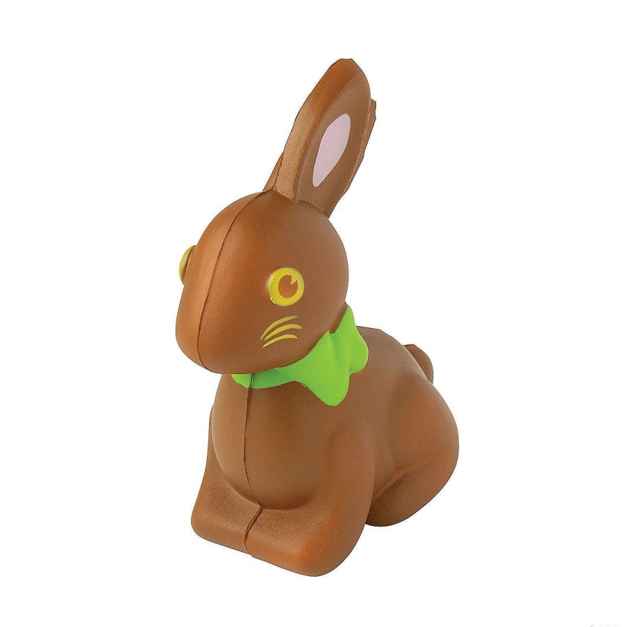 Easter Basket Fillers * | Brand New Large Chocolate Bunny Scented Slow-Rising Squishies 12 Pc.