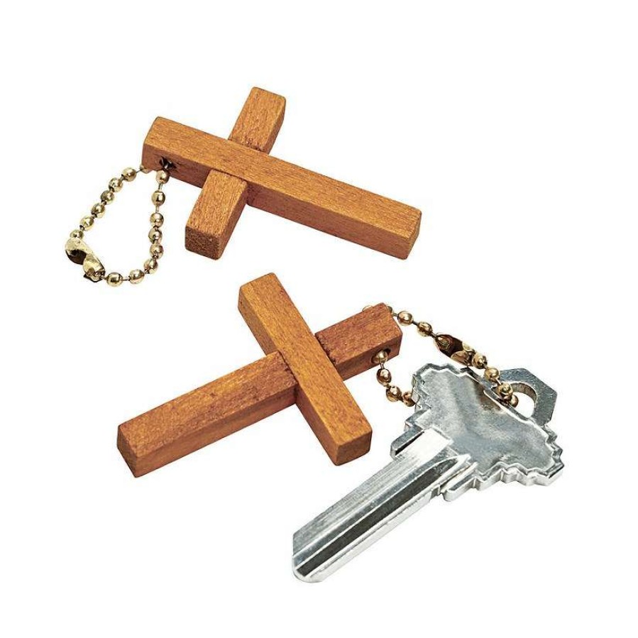 Easter Basket Fillers * | Cheap Cross Keychains 12 Pc.