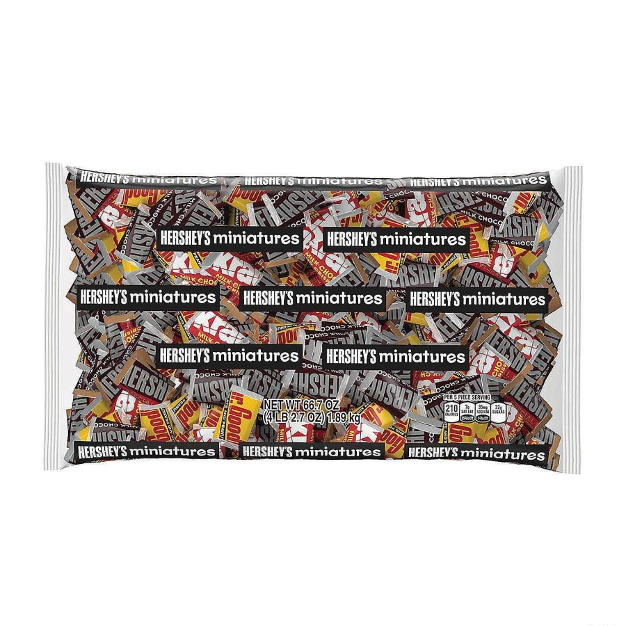 Candy Egg Fillers * | Hot Sale Hershey'S Miniatures Assortment, 65.6 Oz