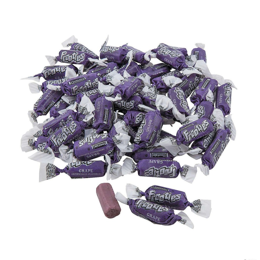 Candy Egg Fillers * | Buy Grape Mini Tootsie Roll Frooties Chewy Fruit Candy