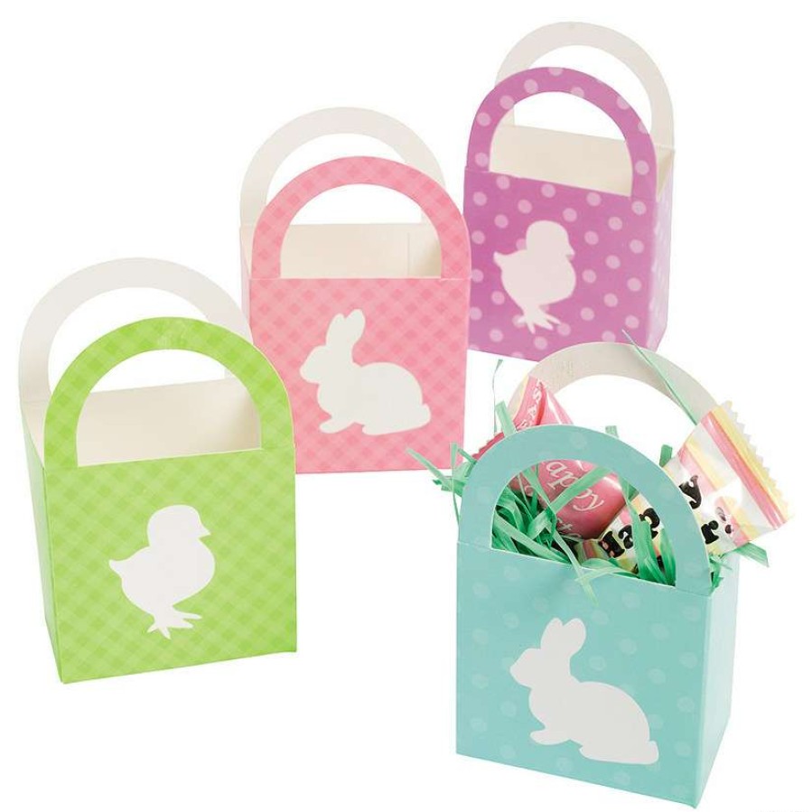 Easter Baskets & Grass * | New Mini Easter Baskets 12 Pc.