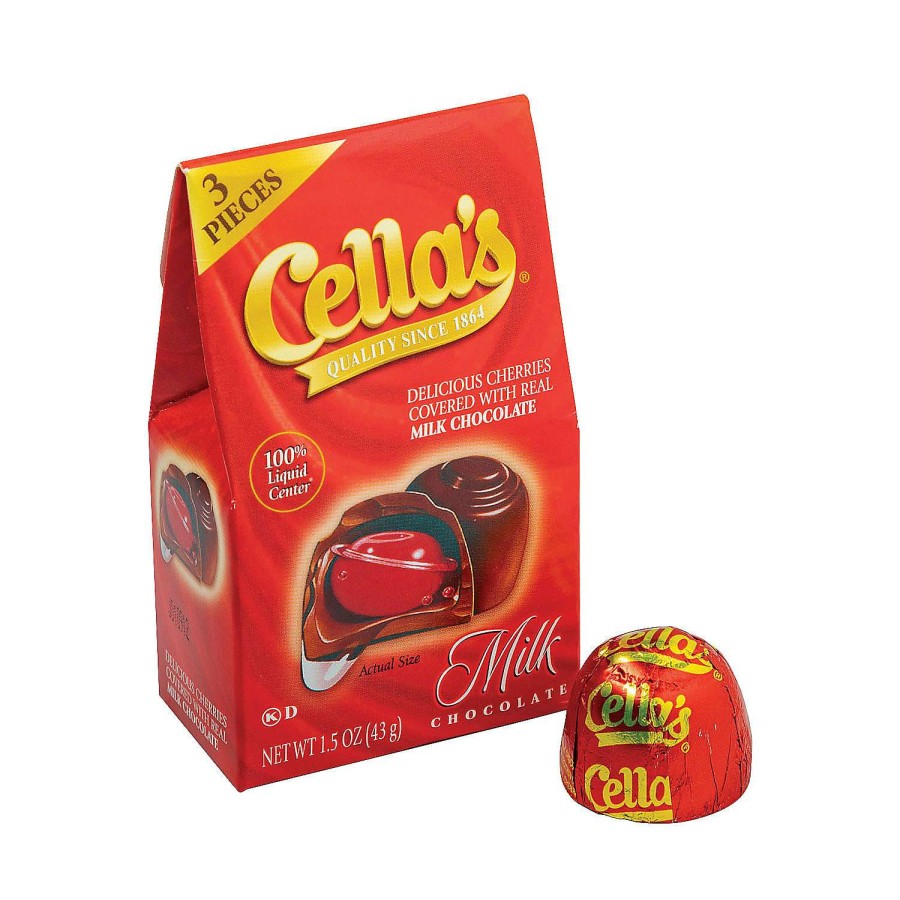 Easter Basket Fillers * | Budget Cella Milk Chocolate Mini Box 24 Pc.