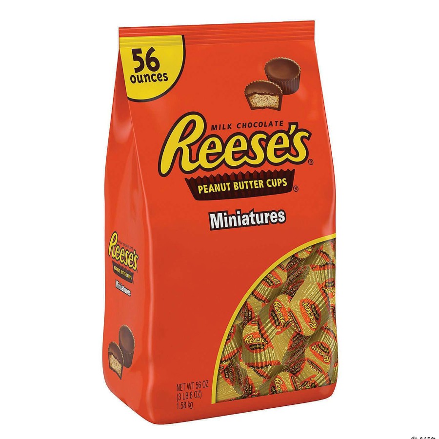 Candy Egg Fillers * | Promo Reese'S Peanut Butter Cups Miniatures 56Oz Bag