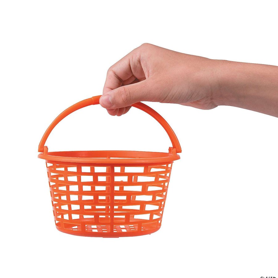 Easter Egg Hunt * | Cheapest Bright Round Easter Baskets 12 Pc.