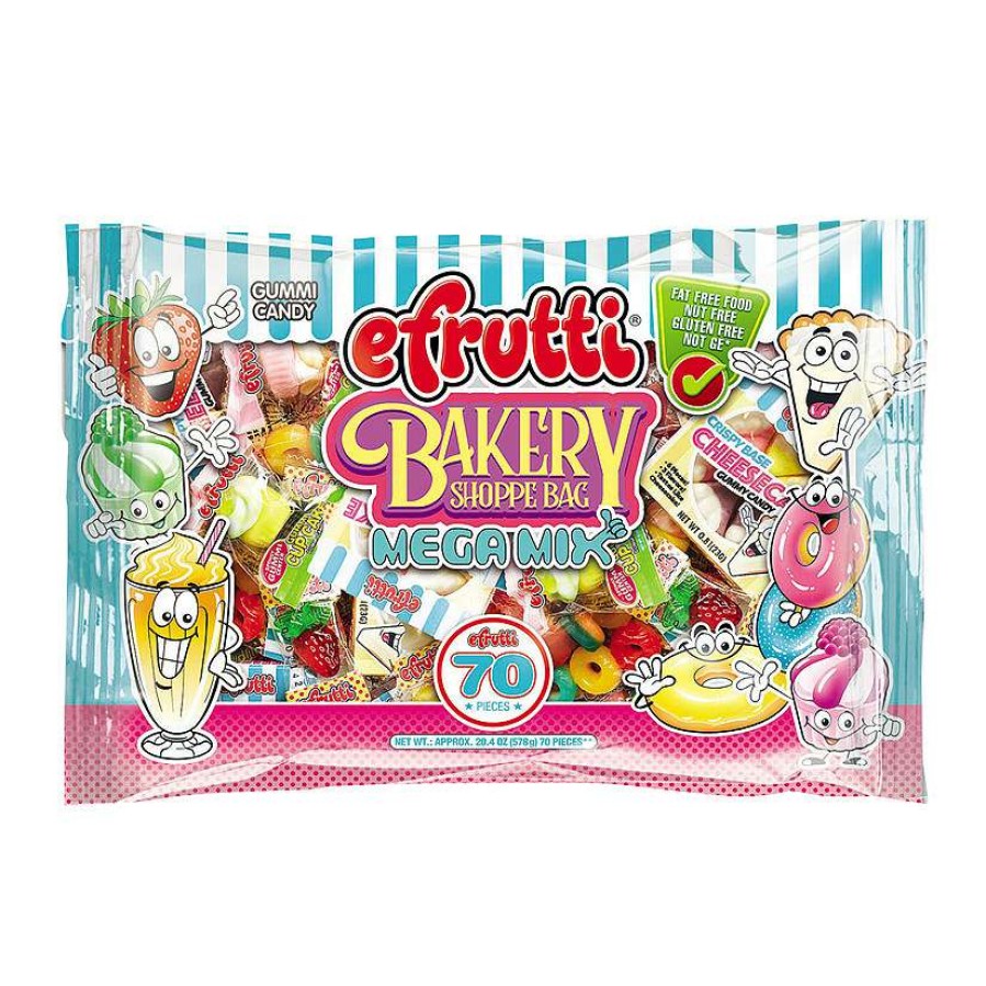 Easter Basket Fillers * | Promo Efrutti Bakery Shoppe Bag Mega Mix 70 Pc.