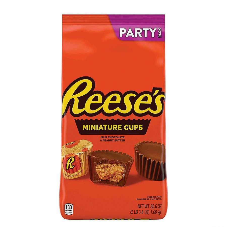 Candy Egg Fillers * | Best Reviews Of Reese'S Milk Chocolate Peanut Butter Cups Miniatures Candy 35.6Oz Bag