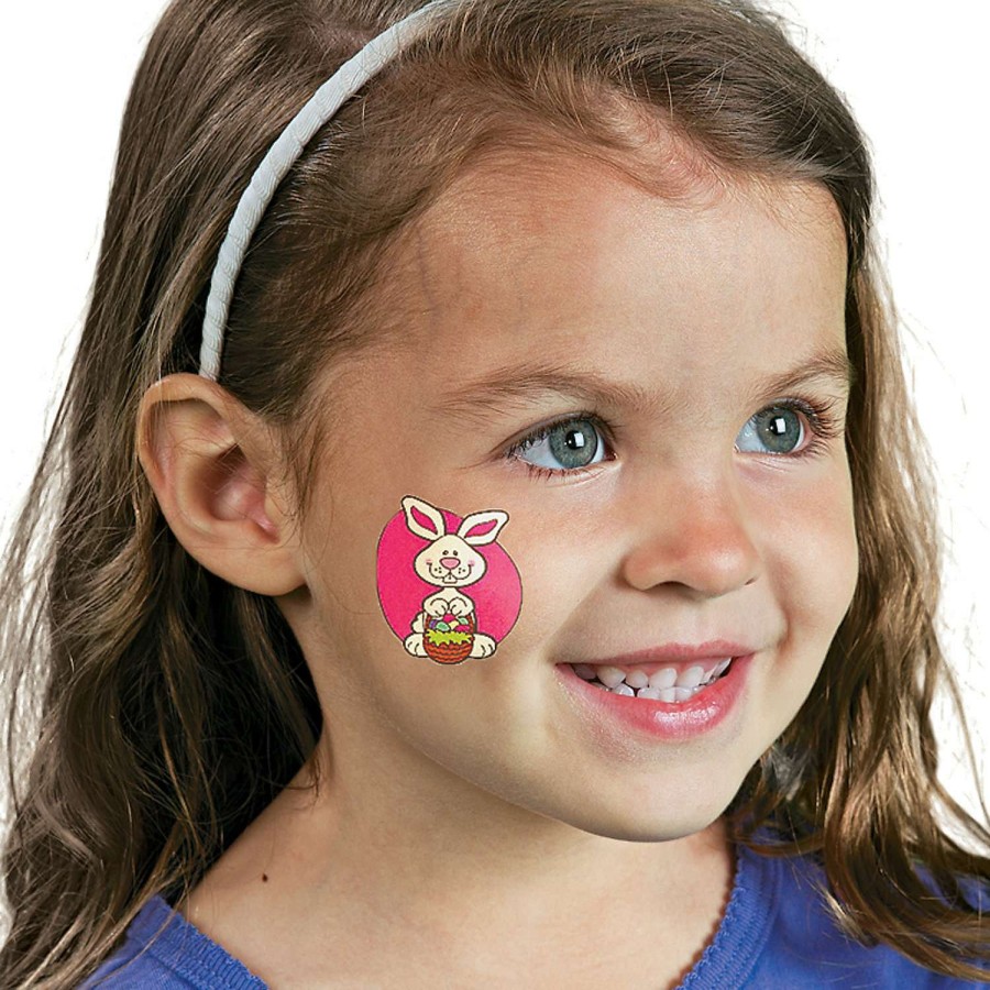 Toy Egg Fillers * | New Easter Temporary Tattoos 72 Pc.