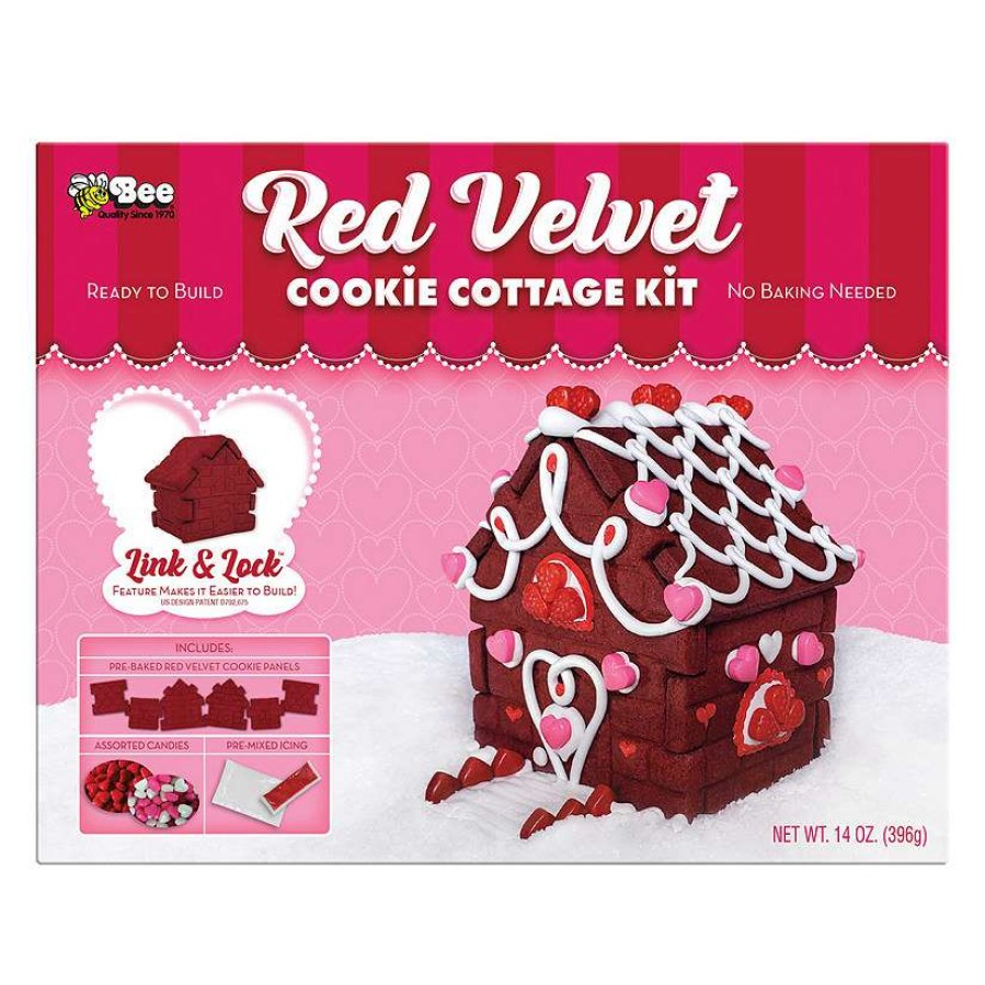 Easter Basket Fillers * | Cheapest Bee Red Velvet Cookie Cottage Kit Makes 1